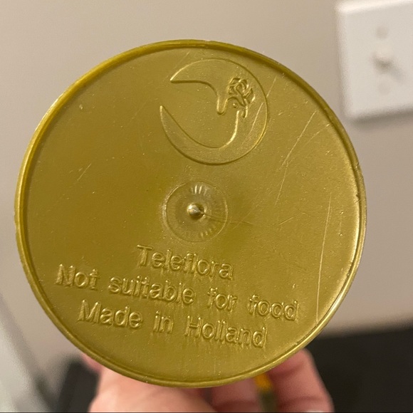 Vintage Teleflora match stick holder w/ handle and removable plastic ins… - Picture 5 of 9